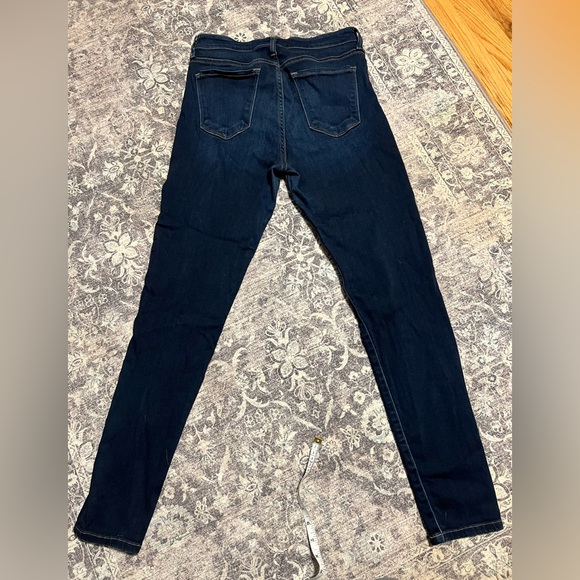 Women’s Flying Monkey Skinny jeans, waist size 30, inseam 30, dark blue. - Picture 2 of 4